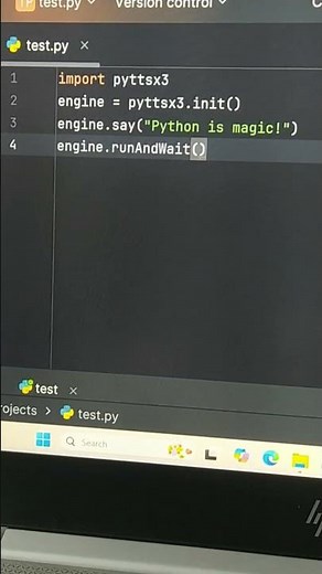 text to speech in python