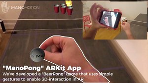 ManoMotion Introduces Apple ARKit Hand Gesture Support. More info - https://vrscout.com/news/manomotion-hand-gesture-apple-arkit/ | Augmented Reality