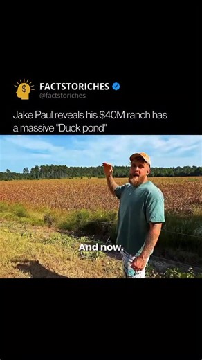 Business | Wealth | Entrepreneurship on Instagram: "Even though Jake Paul lost to Anthony Joshua, the American boxer and YouTuber walked away with a massive payday. He recently gave fans a tour of his $40 million Georgia ranch, which spans 6,000 acres, more than half the size of Manhattan. The property includes luxury cars, off-road vehicles, a 20-acre lake, ATV tracks, and space for future projects like a private airstrip. Follow @factstoriches for more content like this 🤝 Media: Jake Paul"