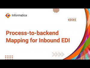 Process-to-backend Mapping for Inbound EDI in Cloud B2B Gateway