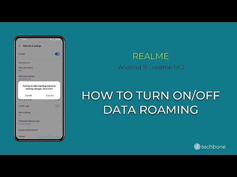 How to Turn On/Off Data Roaming - realme [Android 11 - realme UI 2]