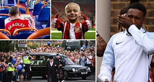 Thousands of football fans turn out for the funeral of 6-year-old Bradley Lowery. | Yahoo UK