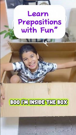Learn Prepositions with Fun | In, On, Under, Behind, In Front Of, Next To #englishlearning #shorts