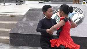 DANCE SPORT ATHLETES SHOW WINNING FORM Members of the TJS Baguio Dance Sport Team perform during the flag raising ceremonies Aug. 15 where the team was honored for winning the Philippine Superstar Open Dance Championship held at the Dance Vision Arena in San Juan City, Metro Manila last July 16, 2022. The TJS Baguio City Dance Team won the following awards: • Seth Matthew Bambalan - 2nd Place, Juvenile Solo Latin Chachacha • Seth Matthew Bambalan - 2nd Place, Juvenile Solo Latin Jive • Maccy Jov