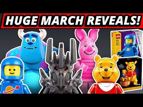 LEGO NEWS! HUGE March Reveals! Winnie the Pooh! Monsters Inc! Sauron! Classic Space!