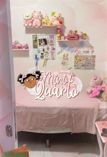 Tour Pelo Meu Quarto da Hello Kitty