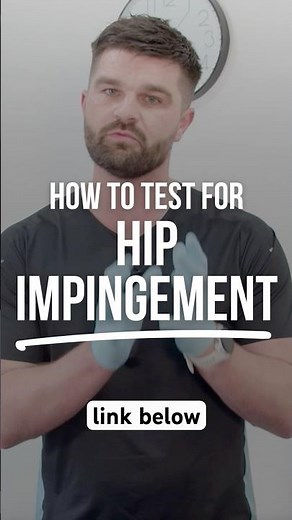 Hip Impingement test. How to do a FADIR test.