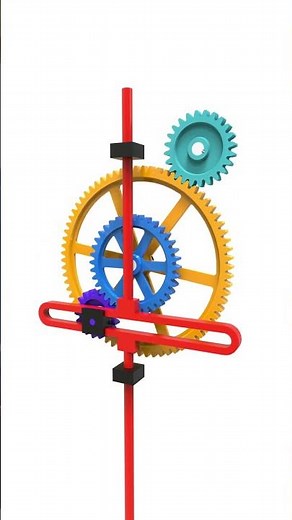 Hypocyclic Scotch Yoke Mechanism #mechanic #engineering