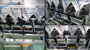 The structure of the system is a system composed of 4 head high-speed linear weigher and a vacuum feeder. The 4 head high-speed linear weigher is made of stainless steel to ensure food safety and sanitation. Web: https://www.kenweigh.com/ #foodpackingmachine #automaticpackingmachine #packagingmachine | Guangdong Kenwei Intellectualized Machinery Co.,Ltd.