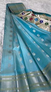 This Paithani is sold and currently unavailable.However, you can pre-book the same design. To pre-book, you will need to pay 50% of the amount upfront. The remaining amount will be payable once the Paithani is ready, after which it will be dispatched to you.Price: ₹16,000Pre-booking Amount: ₹8,000Once the Paithani is ready, we will notify you. You can then pay the remaining ₹8,000, and we will dispatch your Paithani. | मनभरी साडी