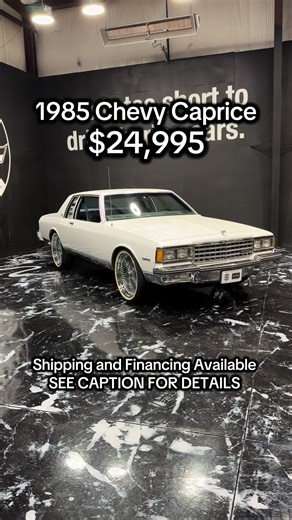 1985 Chevrolet Caprice $24,995 Odometer reading- Reads 57k ✅5.0 motor ✅one owner car ✅ clean carfax ✅ perfect interior ✅runs, drives, and stops ✅solid floors and frame ✅new paint ✅ ice cold ac ✅22 chrome /vogues Financing available- WAC Worldwide shipping Pictures and videos on rollingmuseums.com Price-$24,995 Services Provided Classic Car Sales, Buying, Consignment, and Repair Rolling Museums Huntville AL 35806 256-621-7922- (Shop Cell) FaceTime Available 256-801-4409- (Landline) Mon-Fri 9am-5p