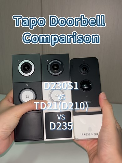 Tapo D230S1, TD21, D235: Key Differences Explained