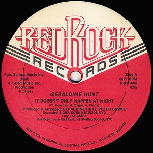Geraldine Hunt - It Doesn't Only Happen At Night
