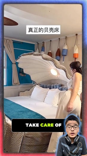 Sea Shell Bed😱 #shorts