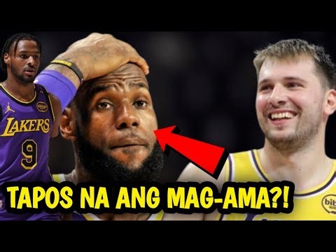 HINDI NA MAIIWASAN I Lakers kumpirmadong bibitaw na sa mag amang James I ANO ang sagot dito ni LUKA?