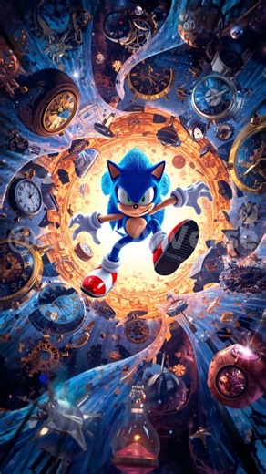 SONIC BROKE TIME ITSELF 😱 The Clock He Should’ve NEVER Touched! ⚡🕒#sonic #shorts #hedgehog