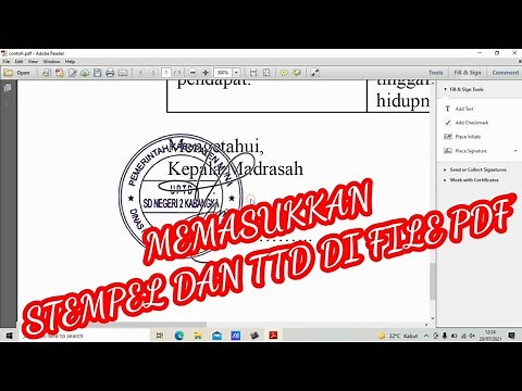 HOW TO EASILY INSERT SIGNATURE AND STAMP INTO A PDF FILE #mungtutorial #pdf #youtube