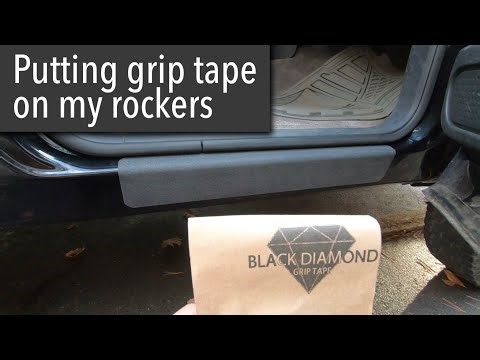 Using grip tape to protect my rocker panels