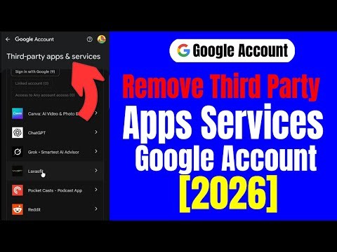 How to Remove Third Party Apps Services From Google Account