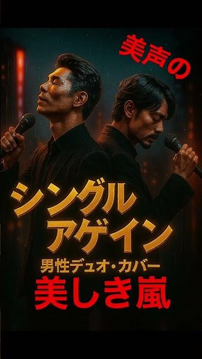美声の嵐「シングルアゲイン」– 竹内まりや × JUJU カバー（男性デュオ・シネマティックバラード）涙の名曲https://youtu.be/m5CzTyd0jdU