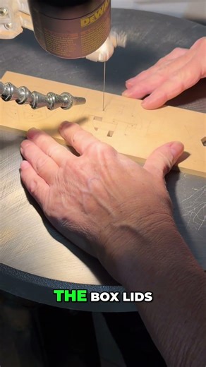 DeWALT Scroll Saw: Unlocking Creative Box Lid Designs #shorts