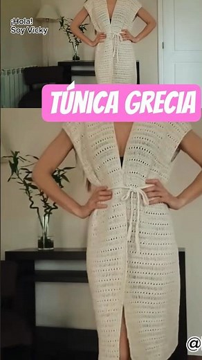 Salida de playa, chaleco largo, túnica crochet paso a paso TUTORIAL completo ya disponible! #crochet