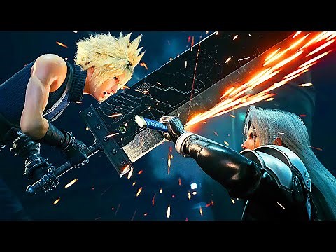 Final Fantasy 7 Remake All Sephiroth Encounters & Battles + Full Ending Boss Fight (2020) FF7 Remake