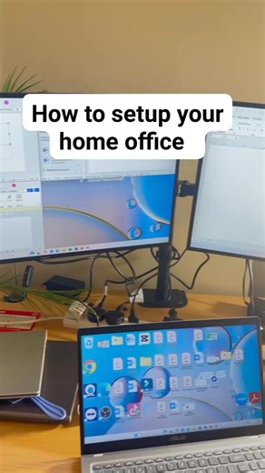 How to setup a double monitor home office | Academy of Scholarships and Transitions