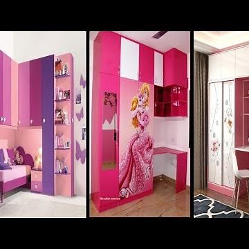 Kids Room Wardrobe Design ideas for Girl/Kids Bedroom Decor ideas/Cup Board Design for Kids Room