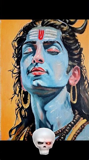 hyperrealistic Drawing of shivji with graphite pencil and graphite powder on A4 size sheet part 4