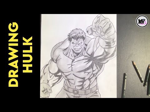 Drawing HULK | Drawing Pencil | Drawing Anime & Superhero | Easy Drawing Tutorial