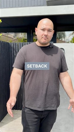 Do you know what a building set back is when building in Australia? #building #construction #shorts