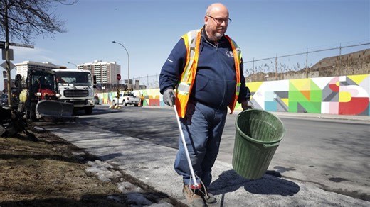 Montreal starts spring street cleanup early – and it’s a bigger job than usual