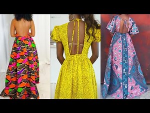 How to sew a backless gathered dress/Backless dress sewing tutorial