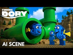 FINDING DORY: Dorry Stuck in the pipes! But it’s Reimagined by AI