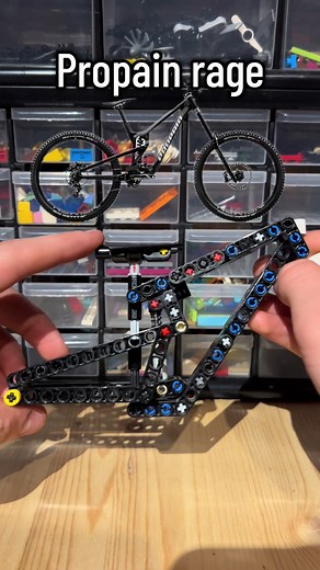 Explore the Custom Lego Propain Rage Mountain Bike