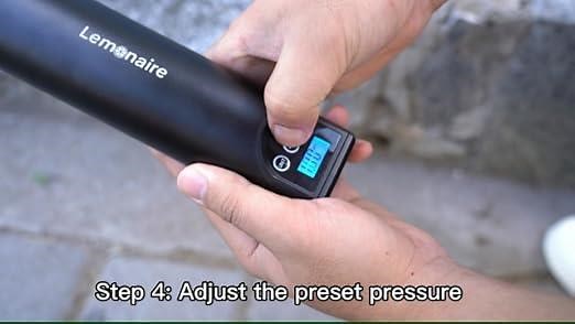 How to use the portable air compressor