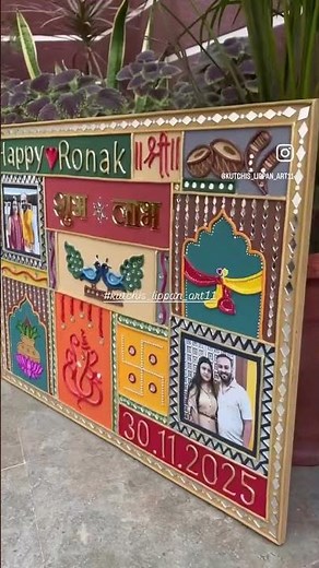 Because the best gifts are touched by hands, not machines🤲 #shorts #viral #art #lippanart #artist