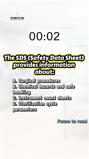 CRCST Exam Prep Quiz for Sterile Processing Technicians