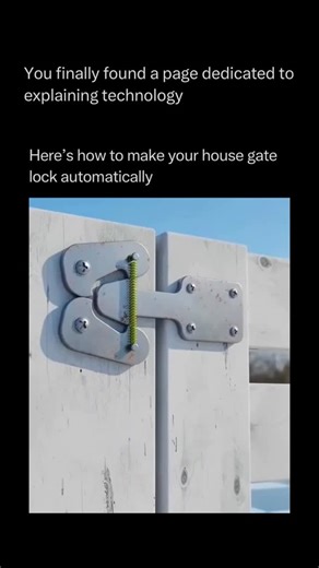 Technology Explained on Instagram: "Follow @explaining.tech to learn everything about technology one post at a time 🧠⚙️ Automating a house gate relies on electromechanical integration. The system typically uses a high-torque motor connected to a rack and pinion gear for sliding gates or a hydraulic ram for swing gates. The “brain” of the operation is the control board, which uses radio frequency (RF) signals from your remote or smartphone to trigger the circuit. When the signal is received, the