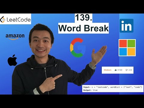 LeetCode 139. Word Break - Interview Prep Ep 79