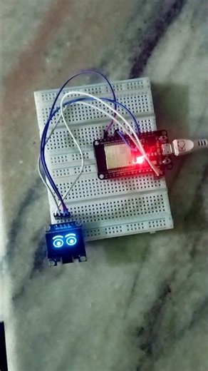 ESP32 with SSD1306 OLED Display | 👀 Animated Eyes Project