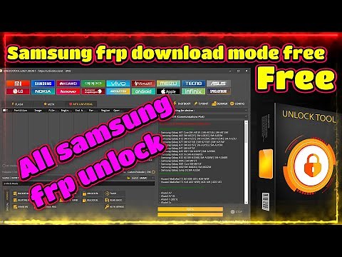 Unlock Tool Free Samsung frp unlock | Full Unlock Tool download || Aj Mobile Repairing | unlock tool