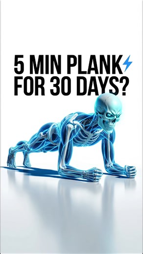 What Happens If You Hold a Plank for 5 Minutes Every Day for 30 Days? 😳🔥 #shorts #vornex-7