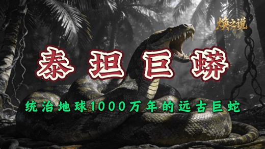 泰坦巨蟒：恐龙灭绝后地球上最恐怖的狩猎者，曾统治地球1000万年，却死于一个你想不到的原因