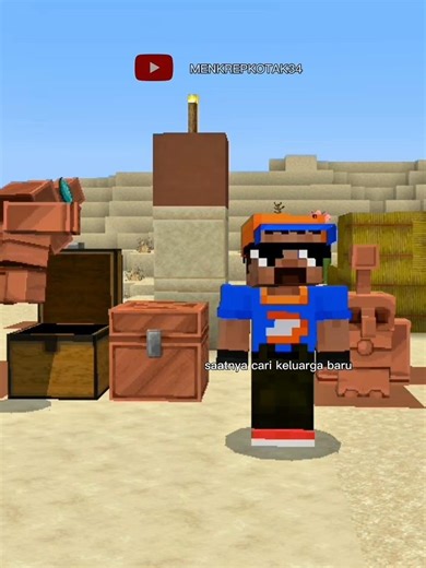 saatnya cari keluarga baru!! 😹 #minecraft #shorts #funny #shortsmemes #comedy