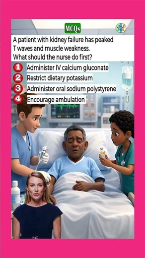 Peaked T Waves in Kidney Failure? #CardiacSafety #NursingStudents