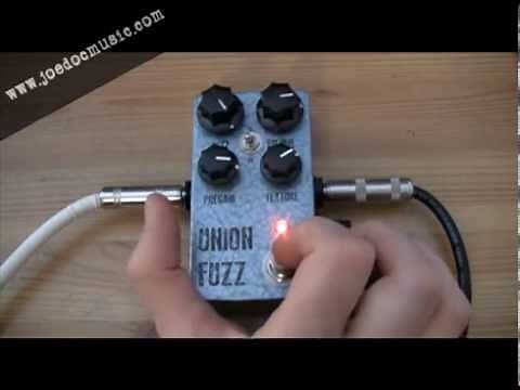 JDM Pedals "Union Fuzz" Demo - Switchable Germanium Silicon Boutique Fuzz