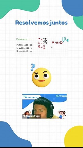 Ejercicio de Operaciones con Números Naturales I con el profe Nicolás 🤗📚✍