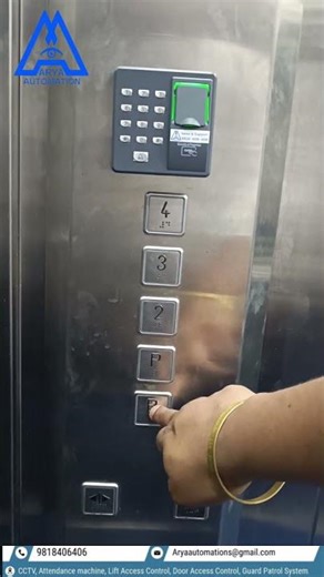 Installed lift access control in old TKE elevator 🔐Upgrade your old lift into a secure system today!